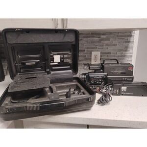 Panasonic VHS Reporter Mfg 1987 PARTS‎ ONLY Professional Camera With Case